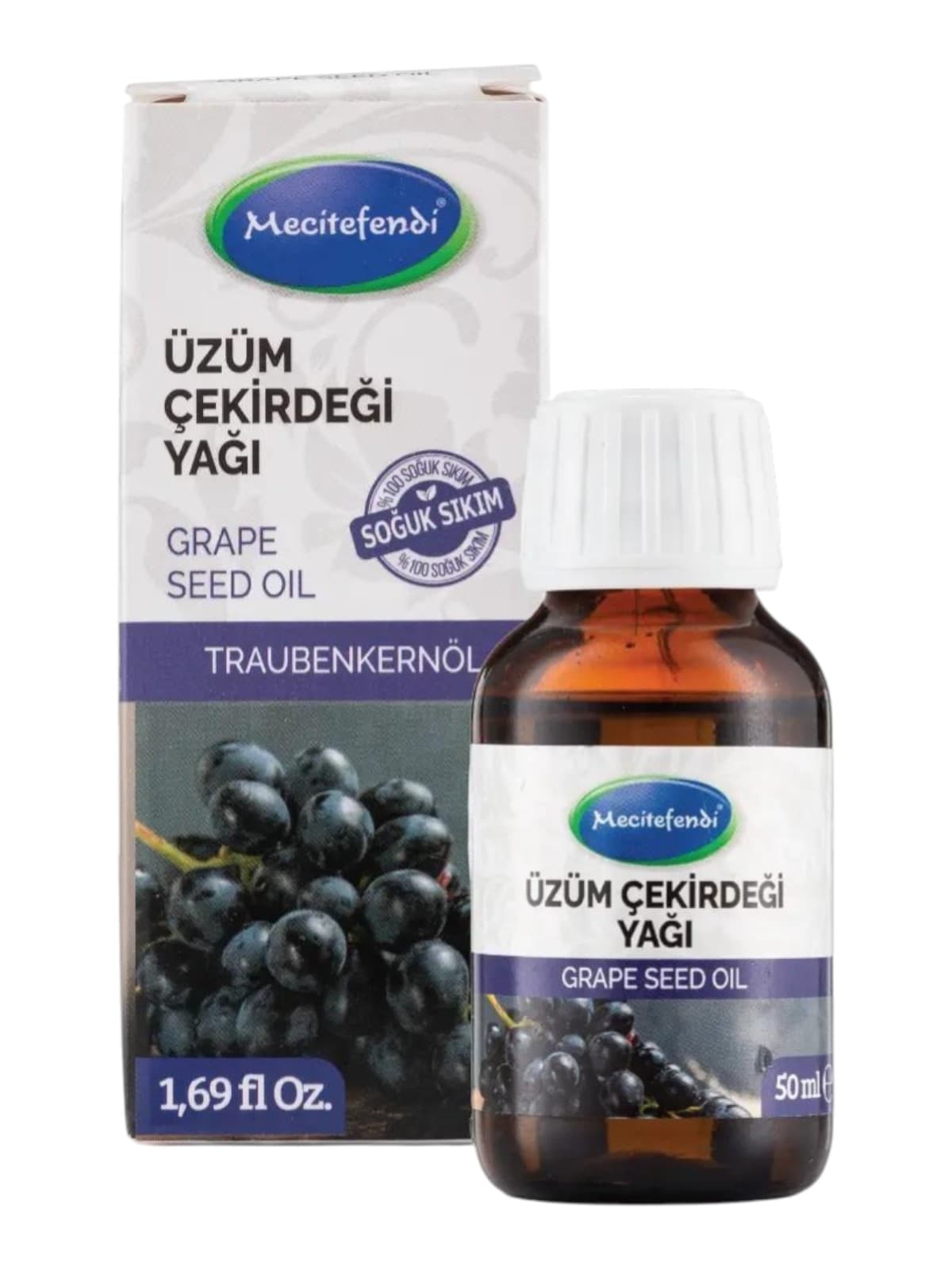 Mecitefendi Üzüm Çekirdeği Yağı 50 ml
