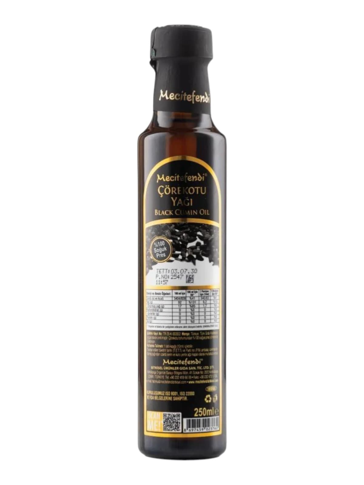 Mecitefendi Çörekotu Tohumu Yağı 250 ml
