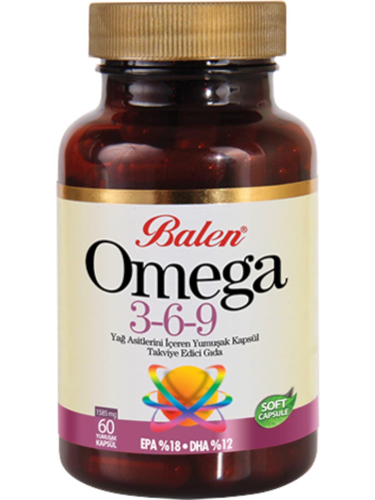 Balen Omega 3-6-9 Yağ Asitleri İçeren Yumuşak Kapsül