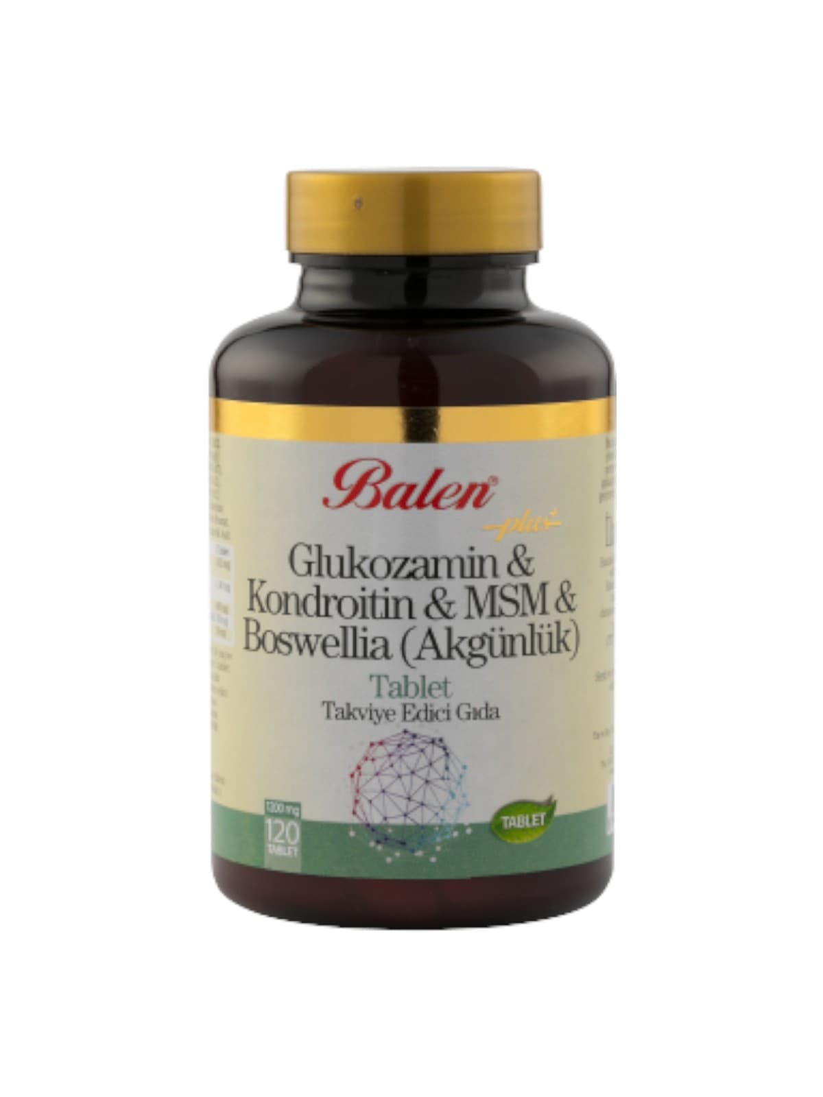 Balen Glukozamin Kondroitin MSM Boswellia Tablet 1200 mg 120 Tablet