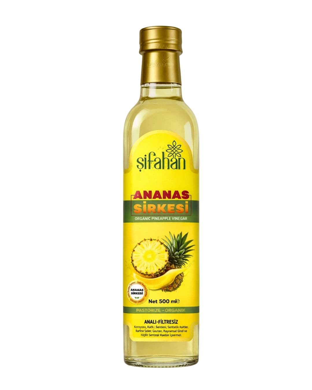 Şifahan Doğal Fermantasyon Ananas Sirkesi 500 ml