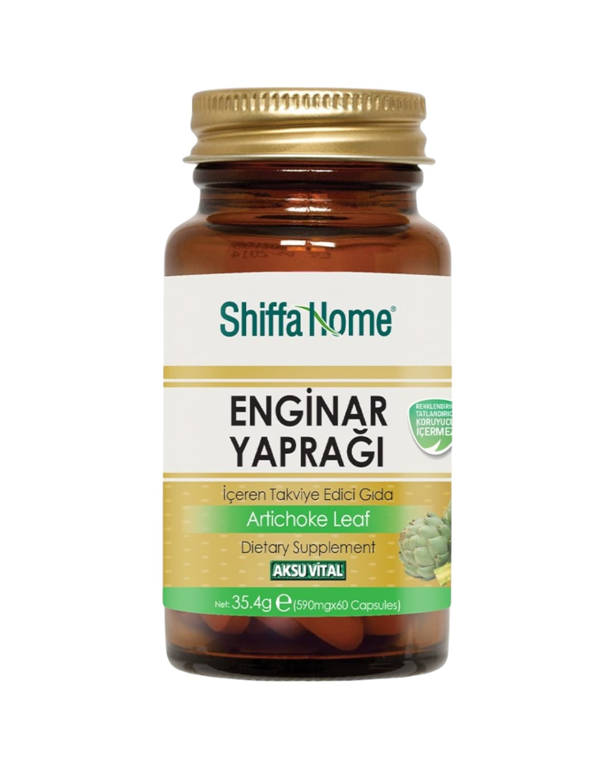 Shiffa Home Enginar Yaprağı Kapsül 60 Kapsül