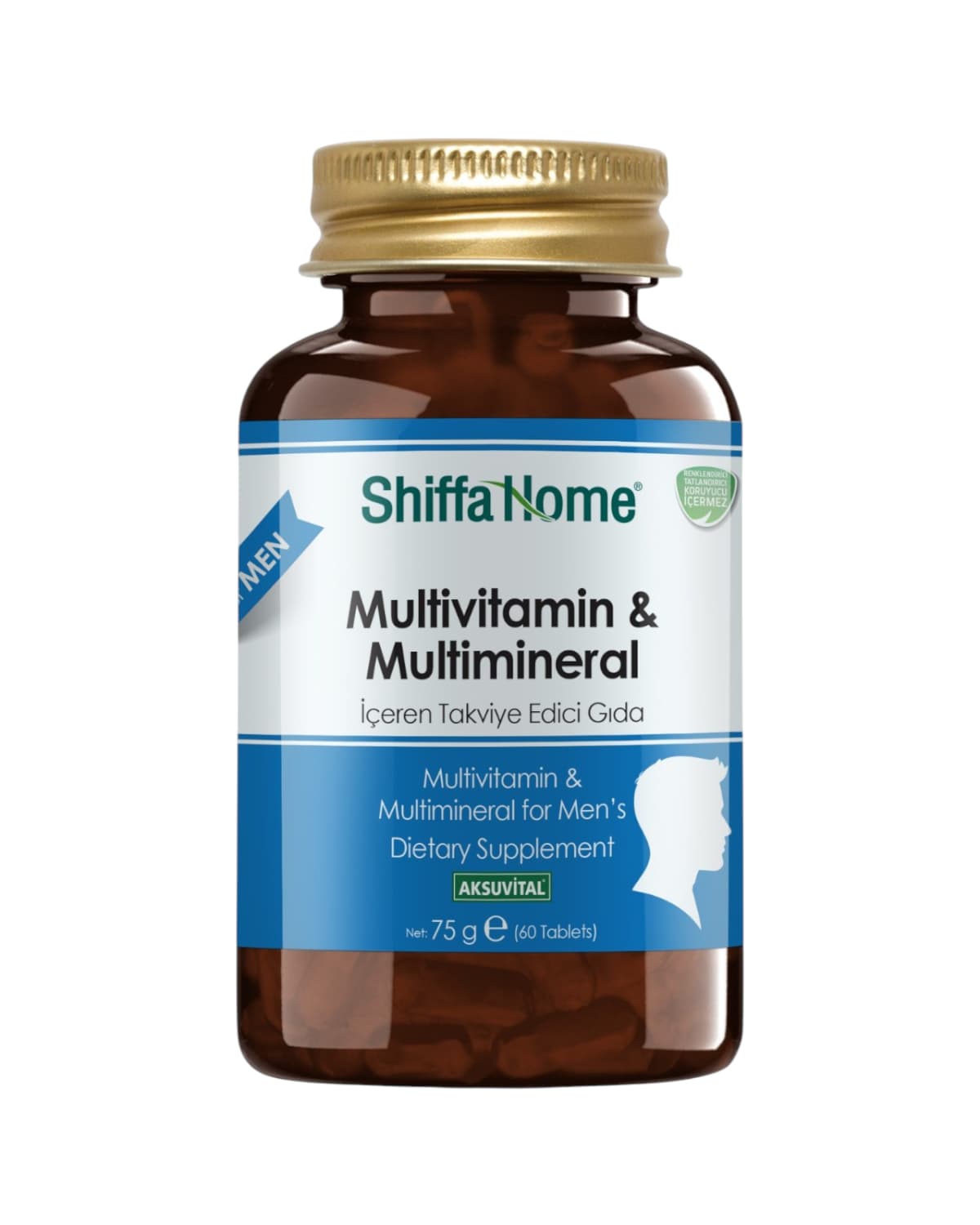 Shiffa Home Multivitamin & Multimineral Men’s – Erkek Multivitamini 1260 mg x 60 Tablet