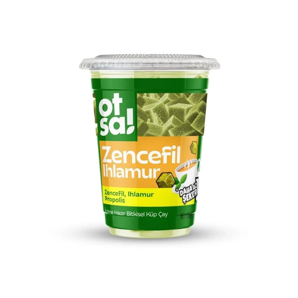 Otsa Zencefil ve Ihlamur Harmanlı Bitkisel Destek Küp Çay – 170 g