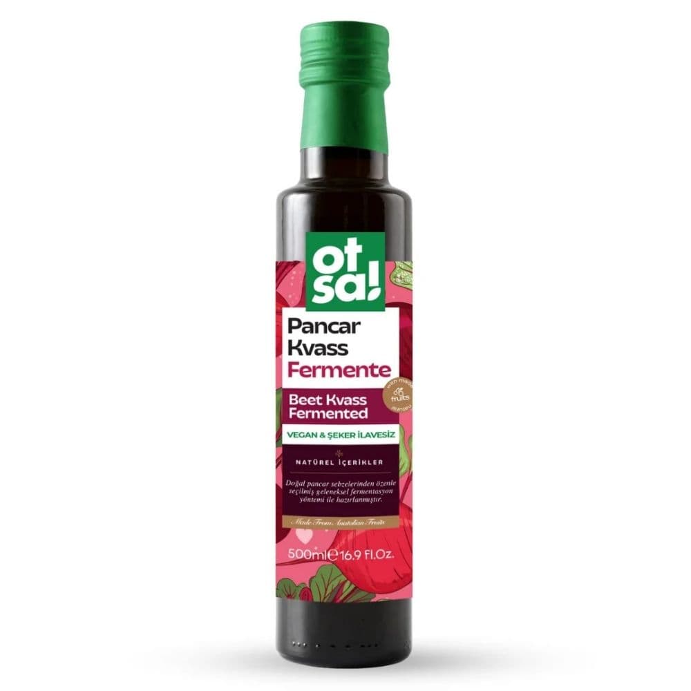 OTSA Pancar Kvass Fermente İçecek 500 ml – Şeker İlavesiz