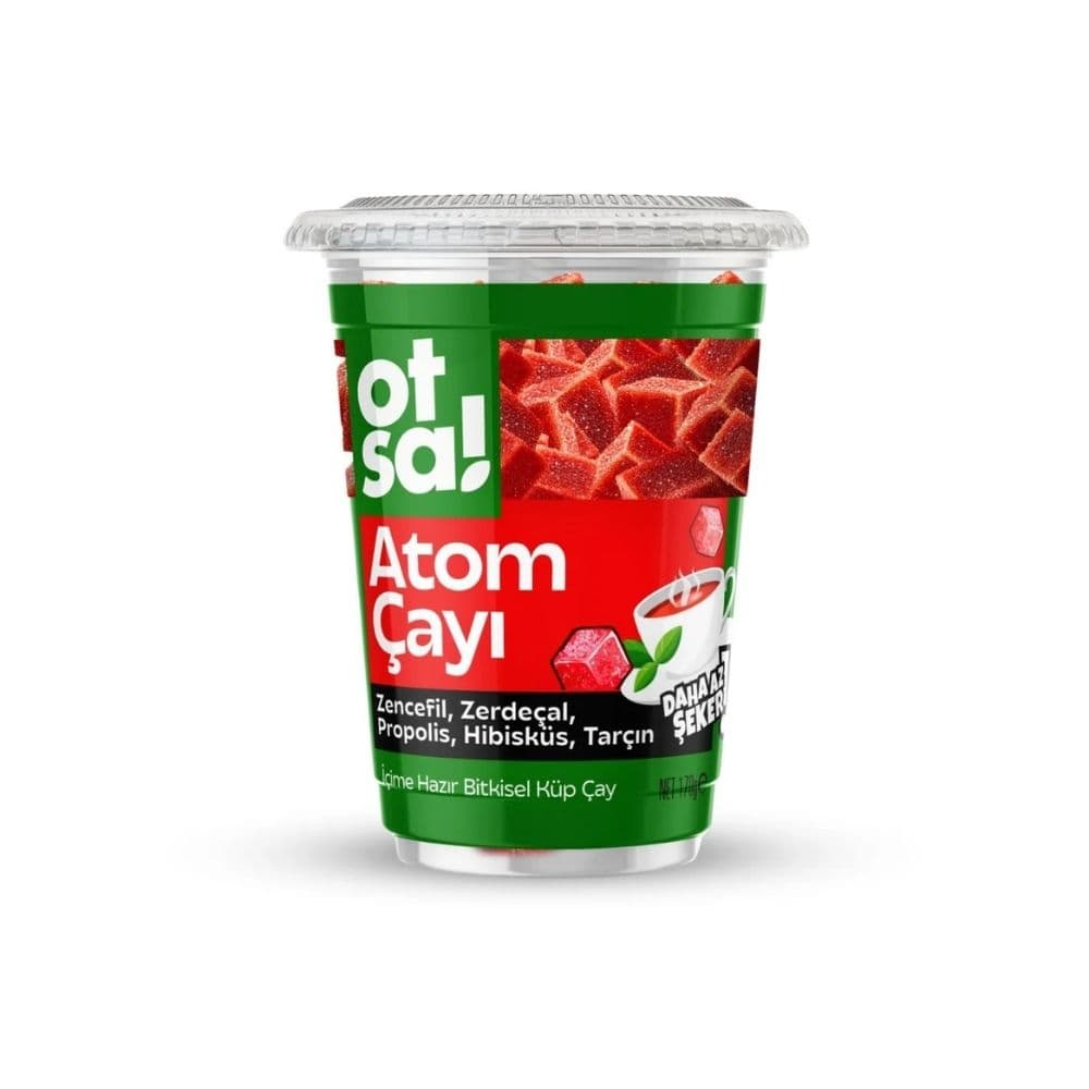 OTSA Atom Küp Çay 170 g – Zencefil, Hibiskus, Tarçın ve Zerdeçal