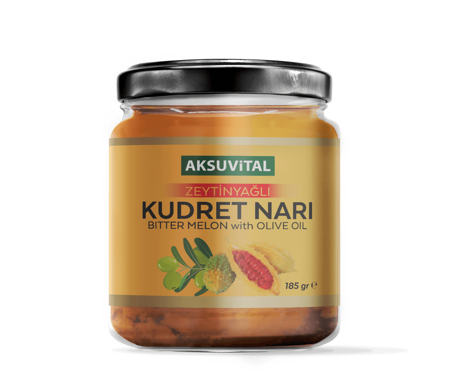 AksuVital Zeytinyağlı Kudret Narı 185 g – Katkısız