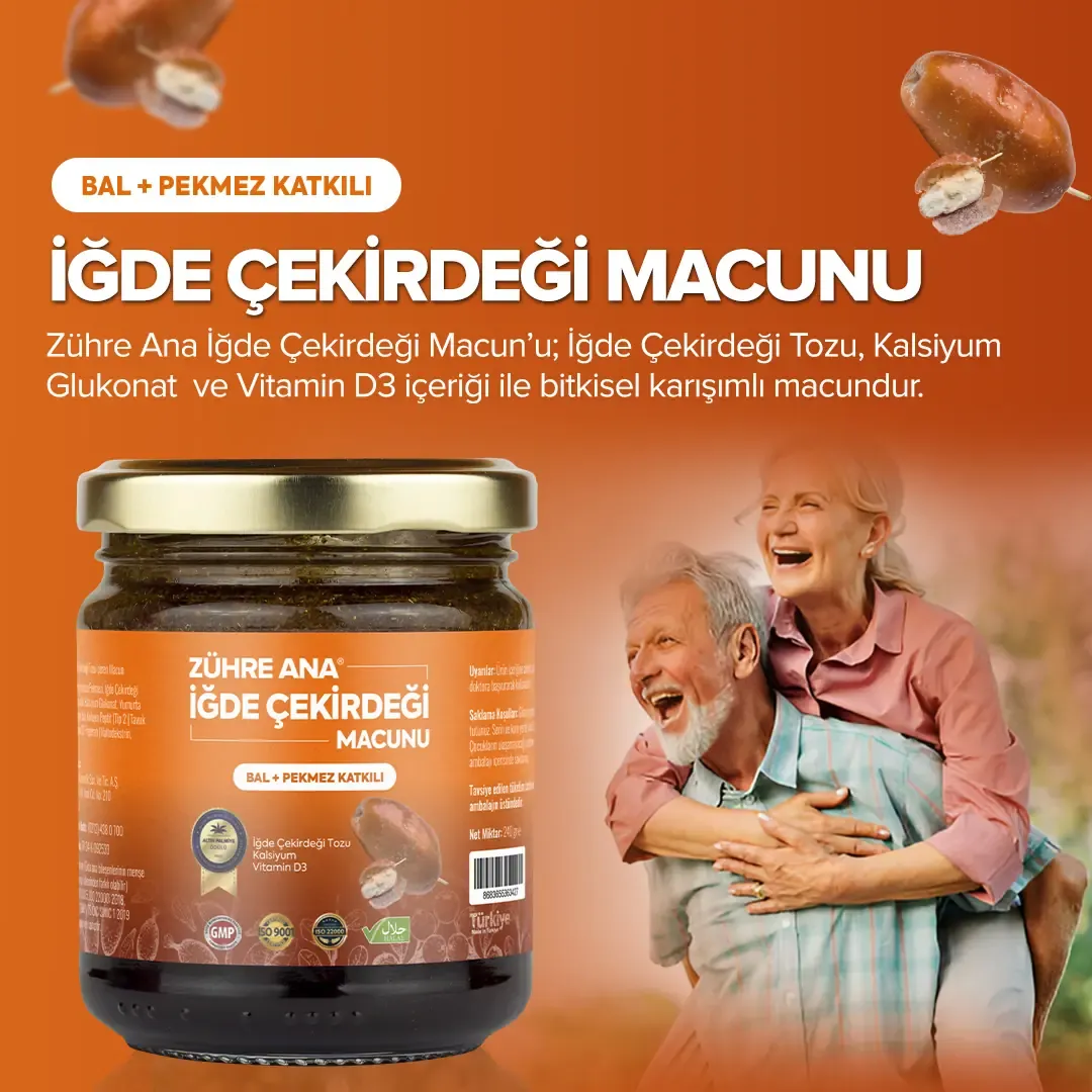 Zühre Ana İğde Çekirdeği Macunu 240 g