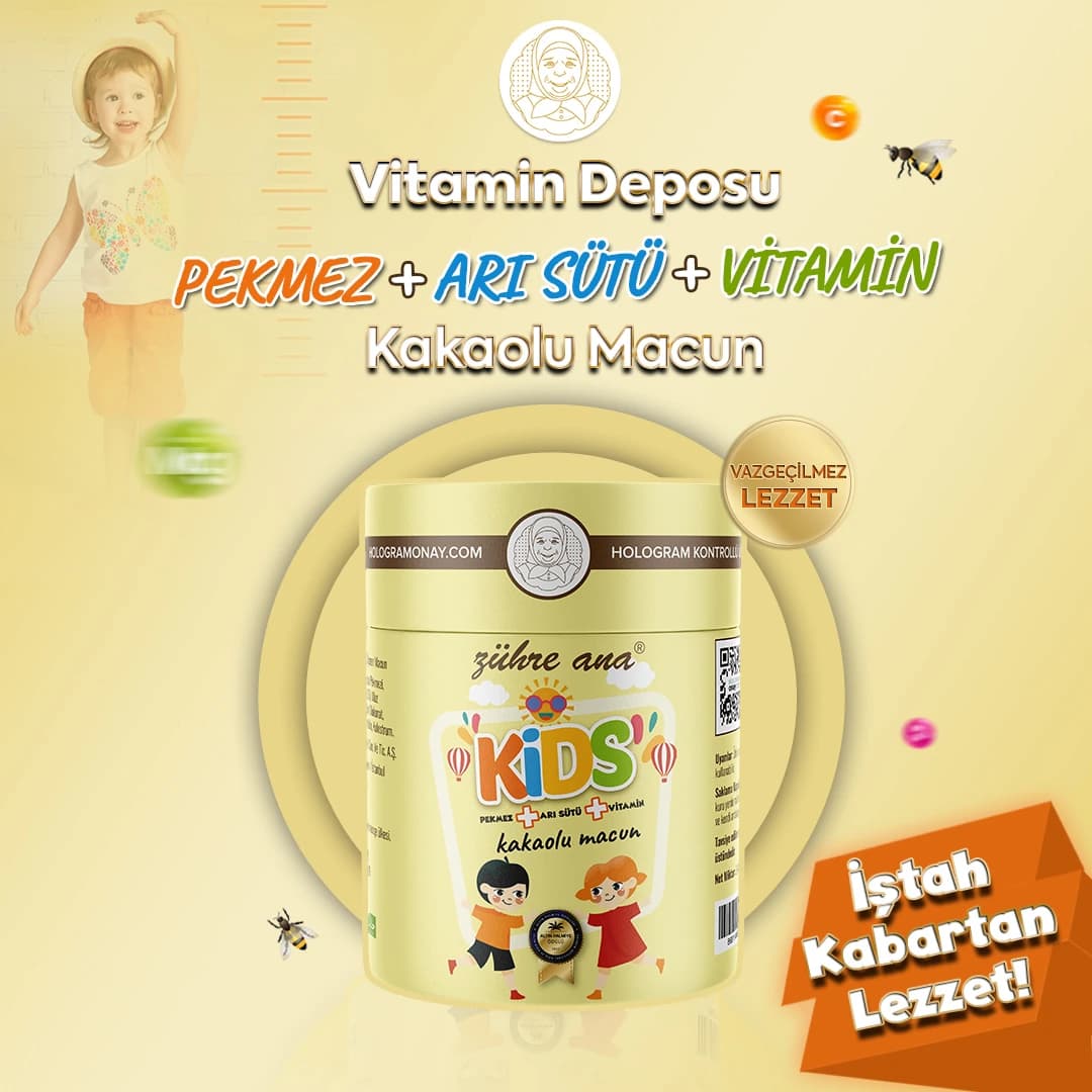 Zühre Ana Kids Kakaolu Macun 240 g