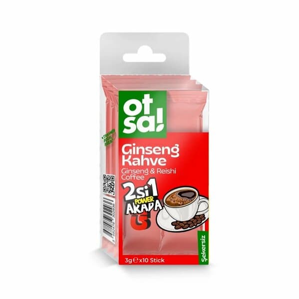 OTSA STICK GİNSENG & REİSHİ KAHVE ASETAT 3,5G X 10 STICK