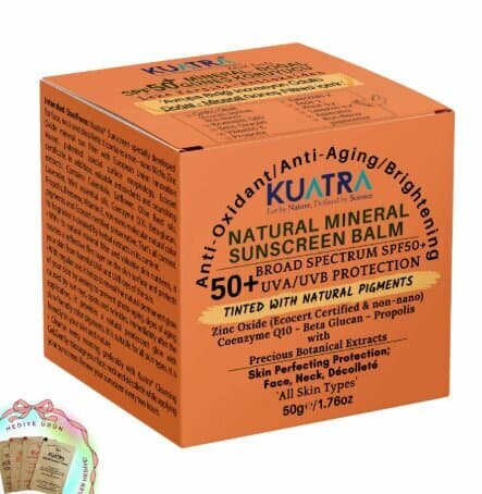 KUATRA SPF 50+ DOĞAL MİNERAL NEM GÜNEŞ KORUYUCU RENKLİ *BALM 50 ML