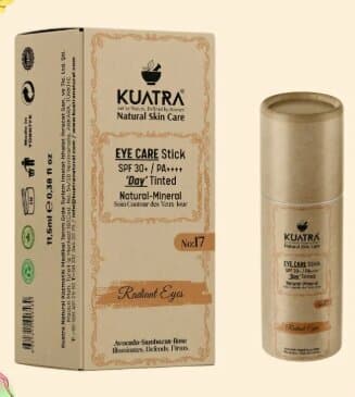 KUATRA RADİANT GÖZ ÇEVRESİ DOĞAL MİNERAL GÜNDÜZ BAKIM STİCK SPF 30+ | PA + RENKLİ 11,5 ML