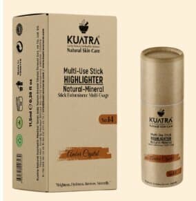 KUATRA AMBER CRYSTAL DOĞAL BAKIR IŞILTILI HİGHLİGTER STİCK 11,5 ML