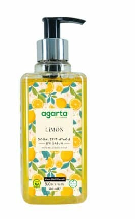 AGARTA DOĞAL SIVI SABUN LİMON 500 ML