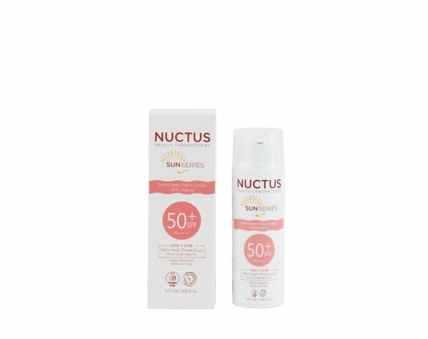 NUCTUS GÜNEŞ KORUYUCU KREM YAŞLANMA KARŞITI SPF50 + 50ML