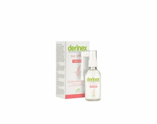DERİNEX SAÇ DÖKÜLMESİNE KARŞI ETKİLİ SAÇ SPREYİ - KADIN 50 ML