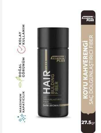 SOFTTO PLUS HAIR BULDING FIBER DARK BROWN 27,5 GR