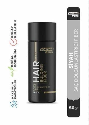 SOFTTO PLUS HAIR BULDING FIBER BLACK 50 GR