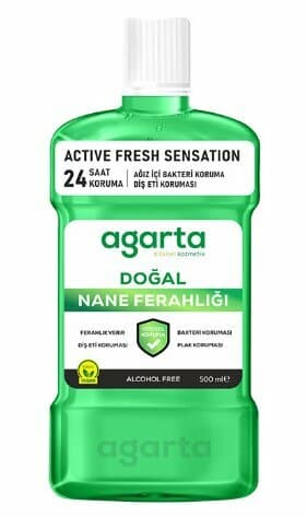 AGARTA DOĞAL AĞIZ BAKIM SUYU NANELİ 500 ML