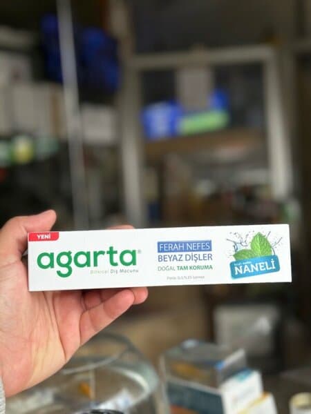 AGARTA DOĞAL DİŞ MACUNU *NANELİ 100 ML
