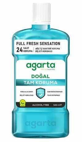 AGARTA DOĞAL AĞIZ BAKIM SUYU TAM KORUMA 500 ML