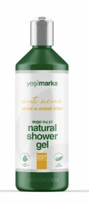 YEŞİL MARKA DOĞAL DUŞ JELİ - AKNE VE SİVİLCE KARŞITI 400 ML