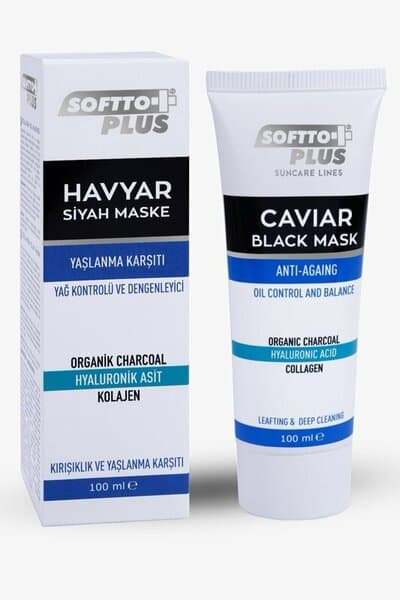 SOFTTO PLUS HAVYAR SİYAH MASKE 100 ML