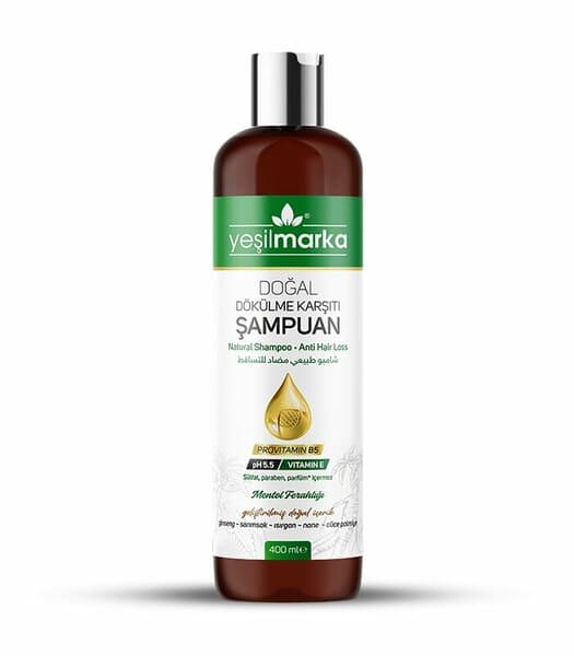 YEŞİL MARKA DOĞAL ŞAMPUAN - DÖKÜLME KARŞITI 400 ML
