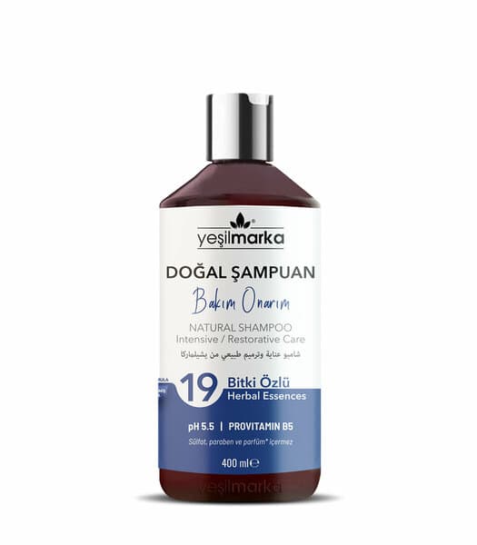 YEŞİL MARKA DOĞAL ŞAMPUAN - BAKIM ONARIM 400 ML