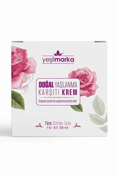 YEŞİL MARKA DOĞAL YAŞLANMA KARŞITI KREM 50 ML