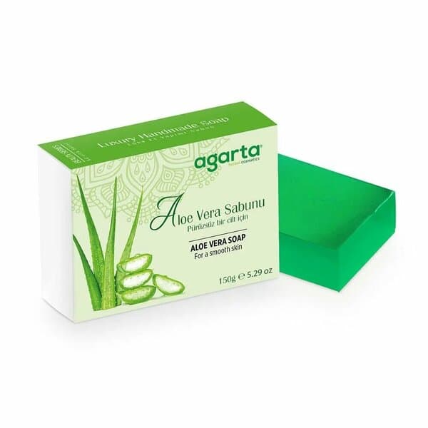 AGARTA DOĞAL ALOE VERA KABAK LİFLİ SABUNU 125 GR