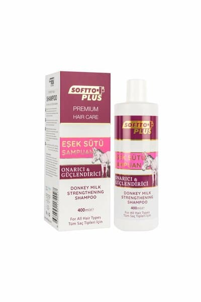 SOFTTO PLUS EŞEK SÜTÜ ÖZLÜ ŞAMPUAN 400 ML