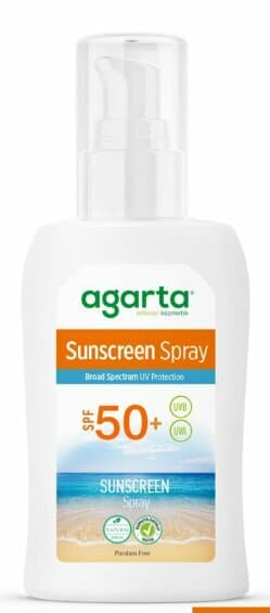 AGARTA DOĞAL GÜNEŞ SPREYİ 50 SPF 150 ML