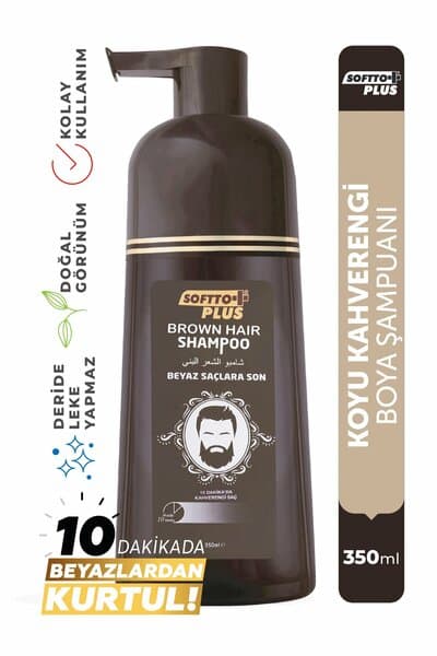 SOFTTO PLUS KOYU KESTANE ŞAMPUAN 350 ML
