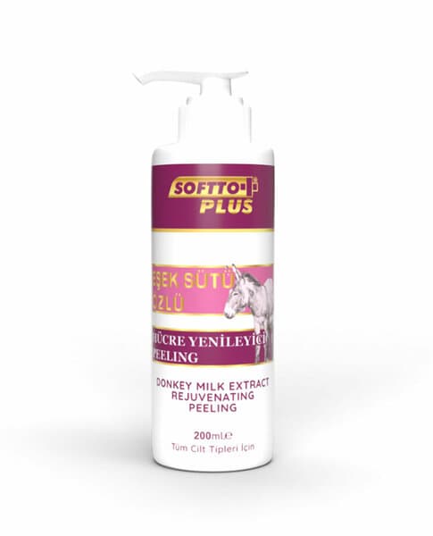 SOFTTO PLUS EŞEK SÜTÜ ÖZLÜ PEELİNG 200 ML