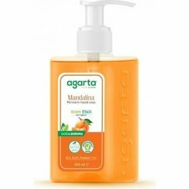 AGARTA DOĞAL SIVI SABUN MANDALİNA **400ML **