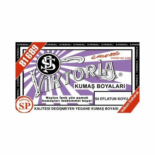 VİKTORİA KUMAŞ BOYASI EFLATUN KOYU (N:54)