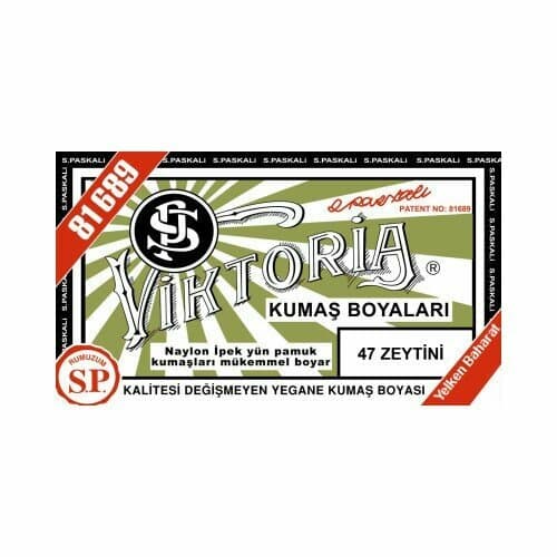 VİKTORİA KUMAŞ BOYASI ZEYTİNİ (N:47)