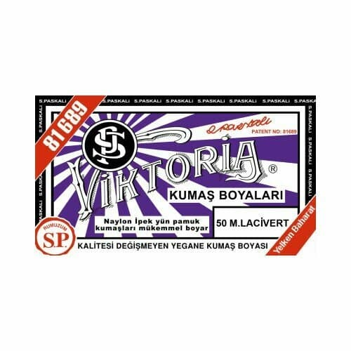 VİKTORİA KUMAŞ BOYASI M.LACİVERT (N:50)