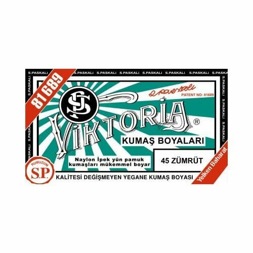VİKTORİA KUMAŞ BOYASI ZÜMRÜT (N:45)