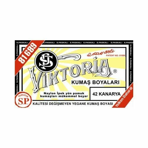 VİKTORİA KUMAŞ BOYASI KANARYA (N:42)