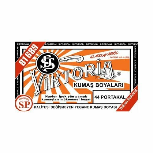 VİKTORİA KUMAŞ BOYASI PORTAKAL (N:44)