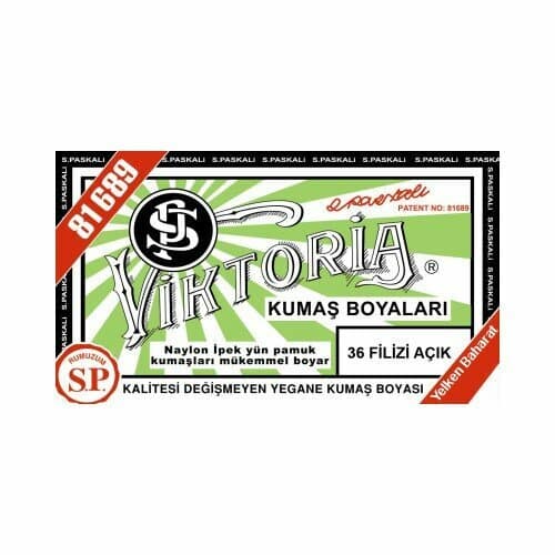 VİKTORİA KUMAŞ BOYASI FİLİZİ AÇIK (N:36)