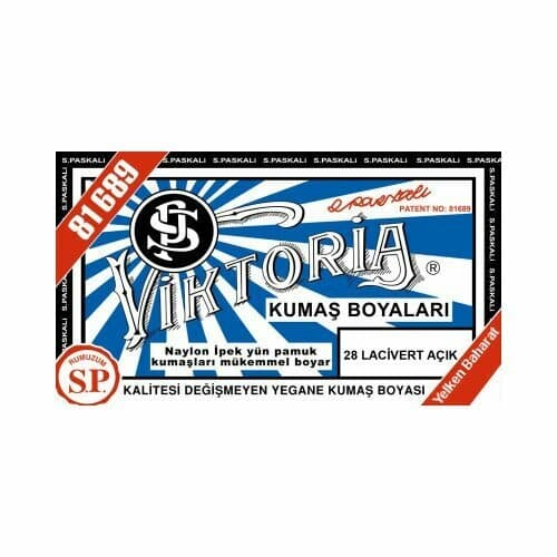 VİKTORİA KUMAŞ BOYASI LACİVRT AÇIK (N:28)