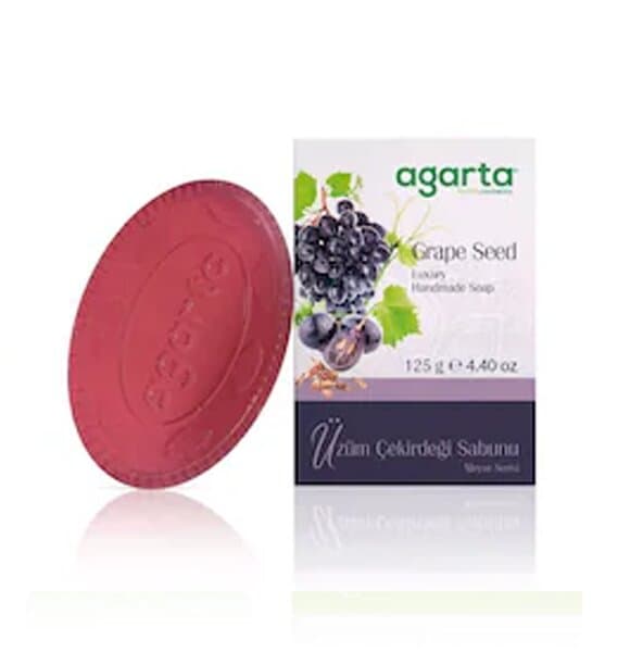 AGARTA DOĞAL MEYVE BAHÇE SABUNU ÜZÜM ÇEKİRDEĞİ 125 GR ***