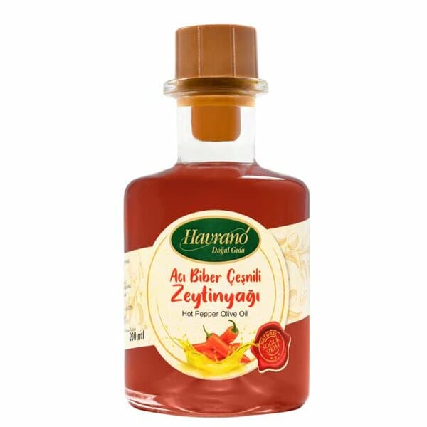 HAVRANO ACI BİBER ÇEŞNİLİ ZEYTİNYAĞI 200 ML