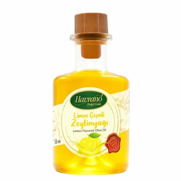 HAVRANO LİMON ÇEŞNİLİ ZEYTİNYAĞI 200 ML