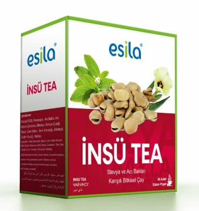 ESİLA STEVİA-ACI BAKLALI ÇAY 45'Lİ (İNSÜ TEA)