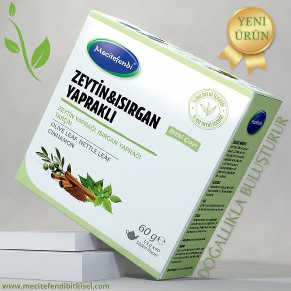 MECİTEFENDİ ZEYTİN & ISIRGAN YAPRAKLI ÖZEL ÇAY SERİSİ 40'LI