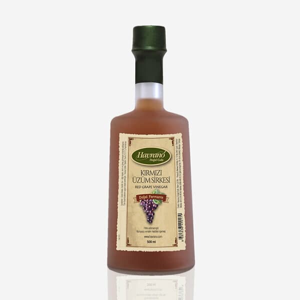 HAVRANO KIRMIZI ÜZÜM SİRKESİ 500 ML
